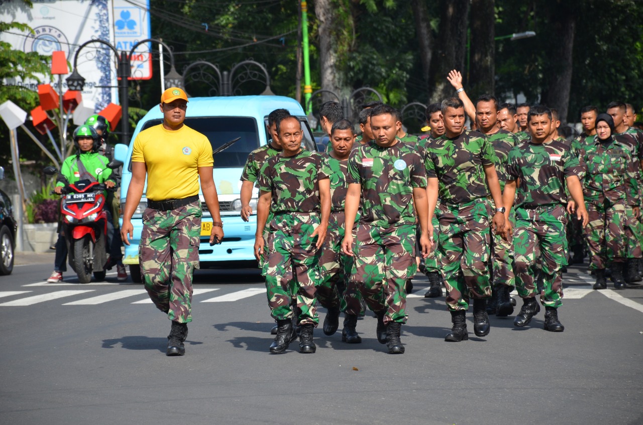 Prajurit Korem 073/Mkt Bina Ketahanan Fisik dengan latihan Hanmars